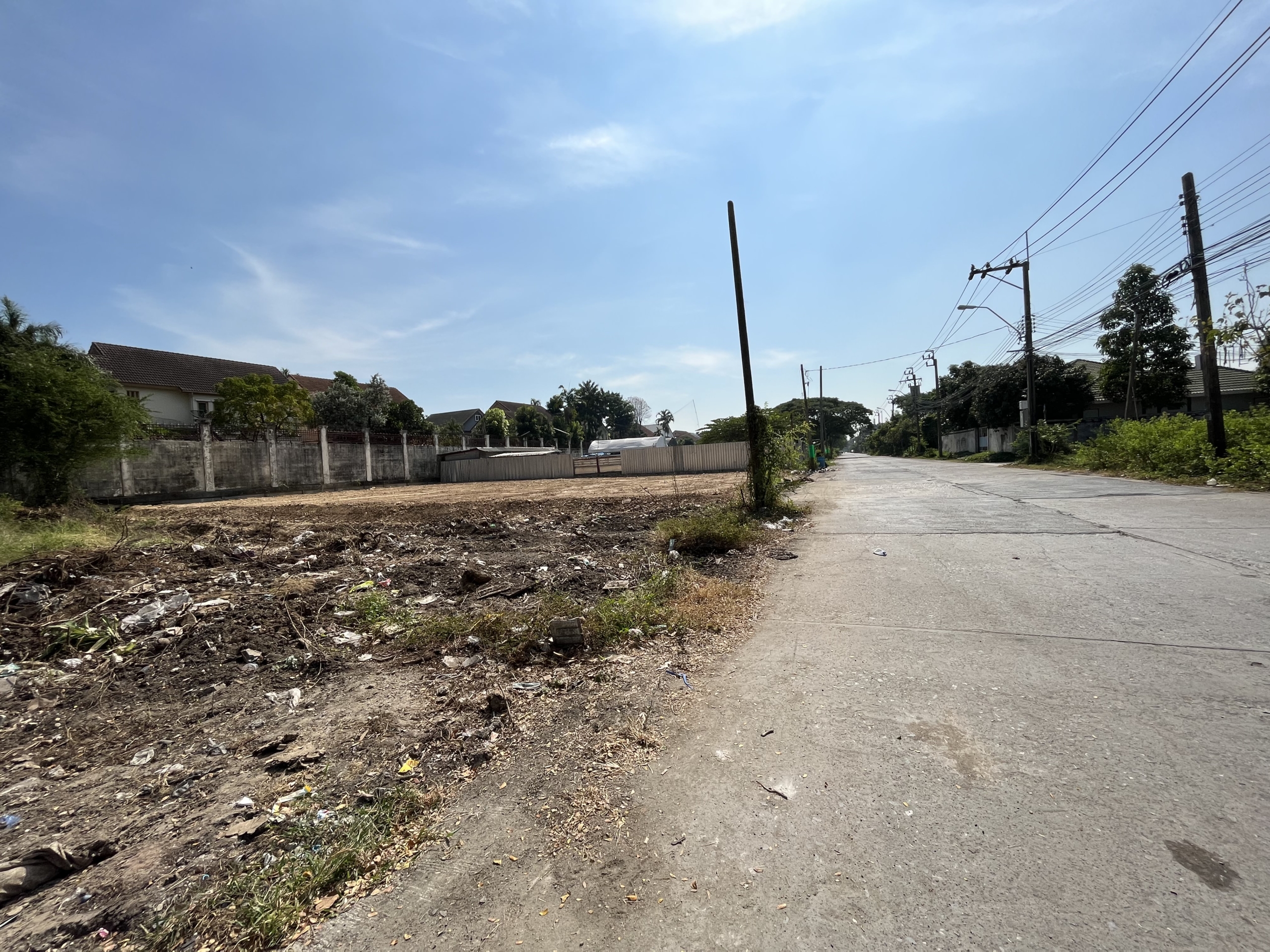 ให้เช่าที่ดิน 192 ตารางวา, รามคำแหง 118 แยก 46, ถนนเมนกว้าง 14 เมตร, เช่า 30,000 บาท/เดือน